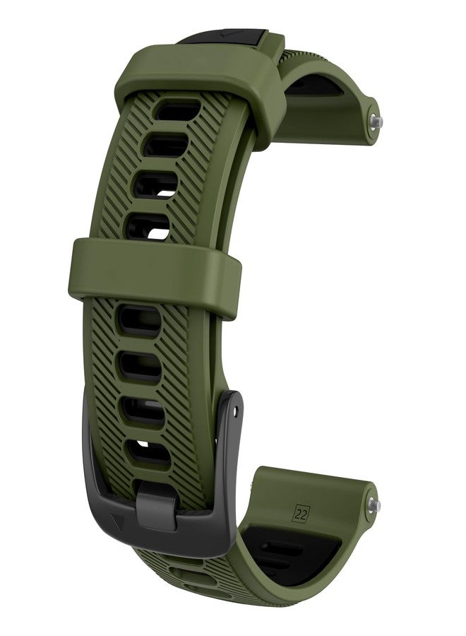 OVERSTEP Compatible with Garmin Forerunner 970, 965, 955, 945, 935 Replacement Band, 22mm Wide Interchangable Bands for Fenix 7, Fenix 6 GPS, Fenix 5 Plus Smart Watch - Image 2