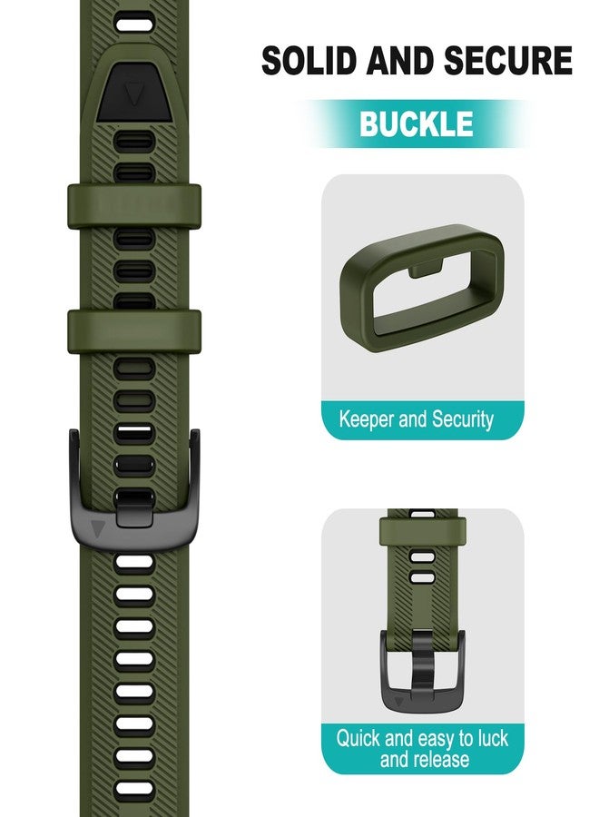 OVERSTEP Compatible with Garmin Forerunner 970, 965, 955, 945, 935 Replacement Band, 22mm Wide Interchangable Bands for Fenix 7, Fenix 6 GPS, Fenix 5 Plus Smart Watch - Image 4