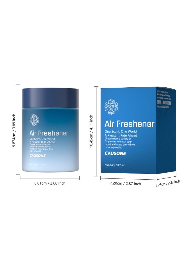 Causone Large capacity solid car aromatherapy with long-lasting fragrance, car perfume, car interior odor removal, air freshener - Image 3