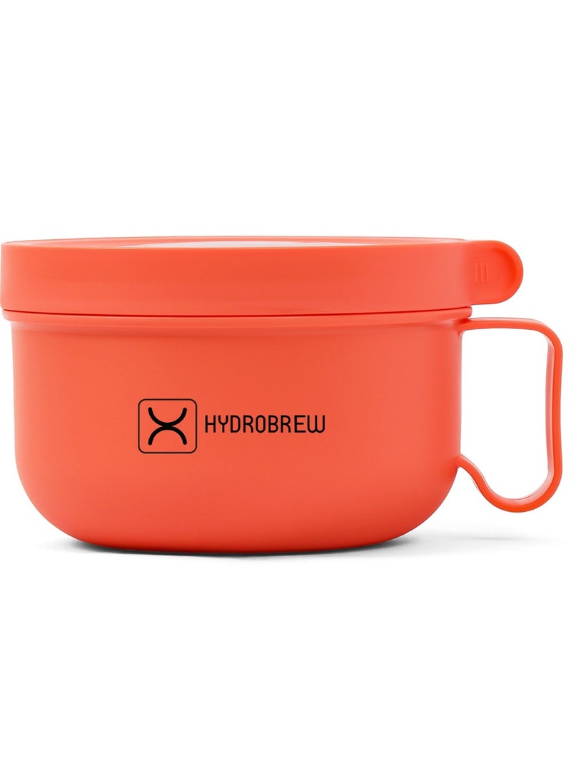 HYDROBREW Lunch Box with Folding Spoon - Pink - Image 3