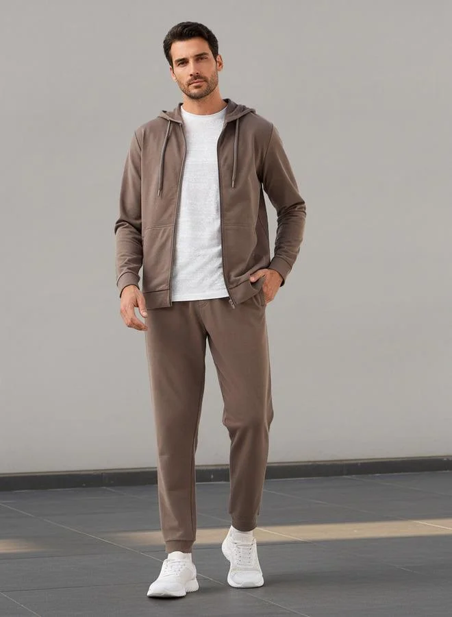 Splash Active Men Regular Fit Joggers with Zipper