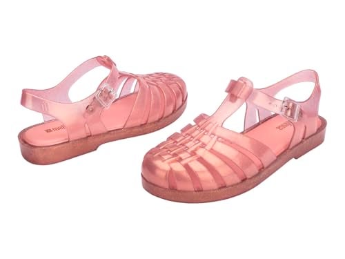 Melissa Possession Jelly Sandal for Women - The Original Jelly Shoe, Fisherman's Sandal with Adjustable Strap and Side Buckle, Pearly Pink, 9 - Image 5