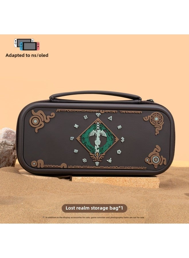 Nintendo Switch Protective Case Nsoled Glowing Handle Cover Joystick Cap Legend Zelda Tears The Kingdom Storage Bag-Model:(Spot) Switch Lost Territory Luminous Storage Bag  - Image 1