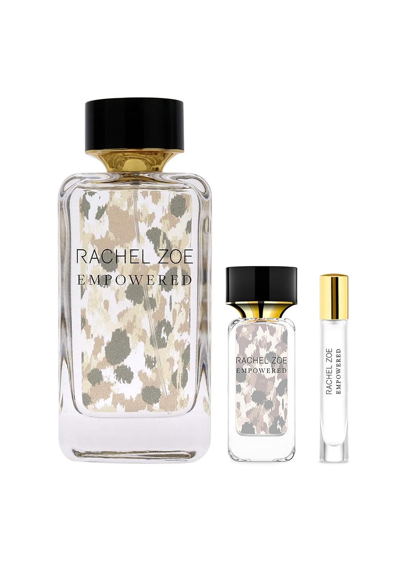 RACHEL ZOE - RACHEL ZOE Empowered Value Set  Designer Women Perfume Body Spray for Women  Vanilla Eau de Parfum Sprays  Ideal Perfume Gift Set for Women  3 pc - Image 1