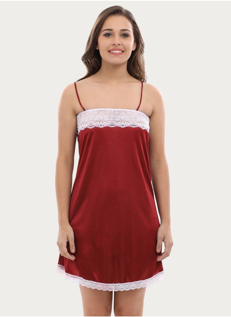 Clovia - Basic Halter Neck nightslip - Image 1