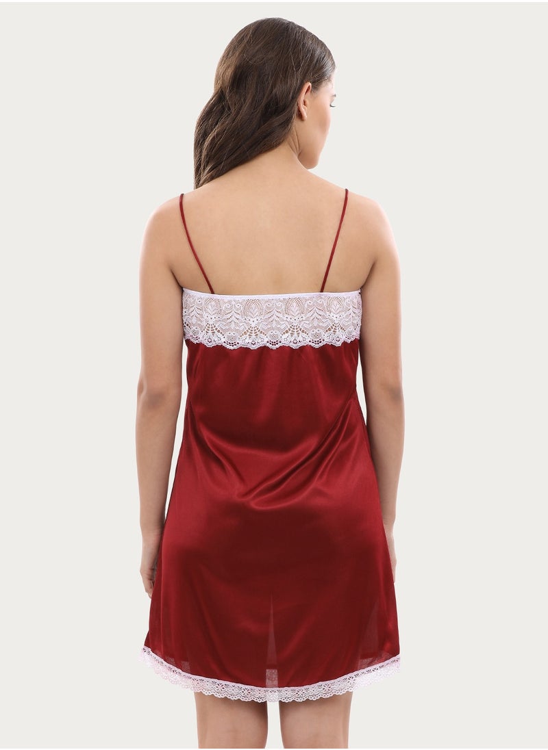 Clovia - Basic Halter Neck nightslip - Image 1
