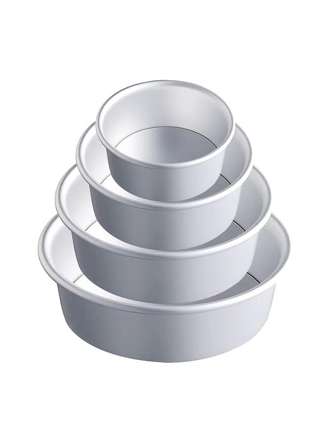 Generic Aluminum Round Cake Pans with Removable Bottom | Professional & Leakproof Baking Pans Multi Size | Cake & Dessert Molds  - Image 5