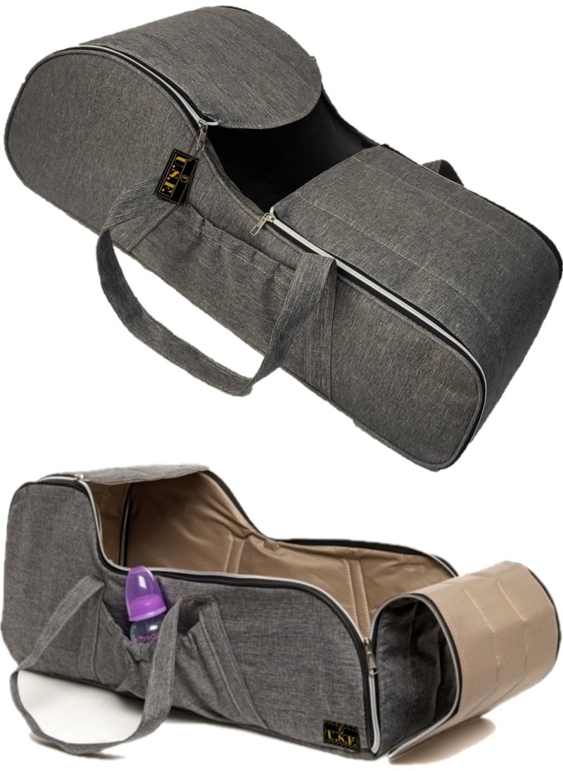 U.S.F Carrycot Baby Carrier Stroller Baby Carrier + Mother Baby Care Bag Set of 2  - Image 3