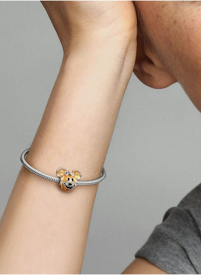 Generic - Disney Mickey Mouse Pumpkin Charm for Pandora Moments Women's Bracelet 799599C01 - Image 1
