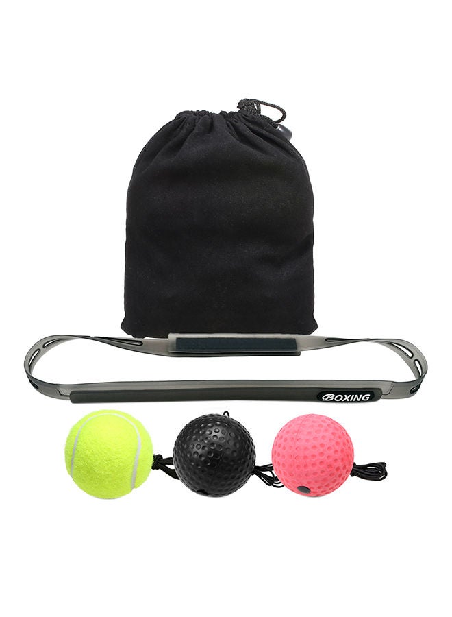 NIBEMINENT 3-Level Punching Training Balls With Fitness Headband 20.00*7.00*7.00centimeter - Image 1