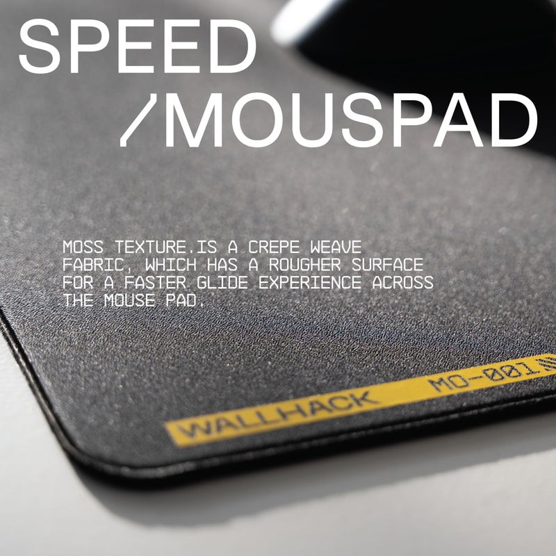 Wallhack SkyPAD Wallhack Black MO-001: Ultimate Fast Speed & Precision Gaming Mouse Pad | Enhanced Surface for Professional Gamers Speedpad Mouse Mat - Image 2