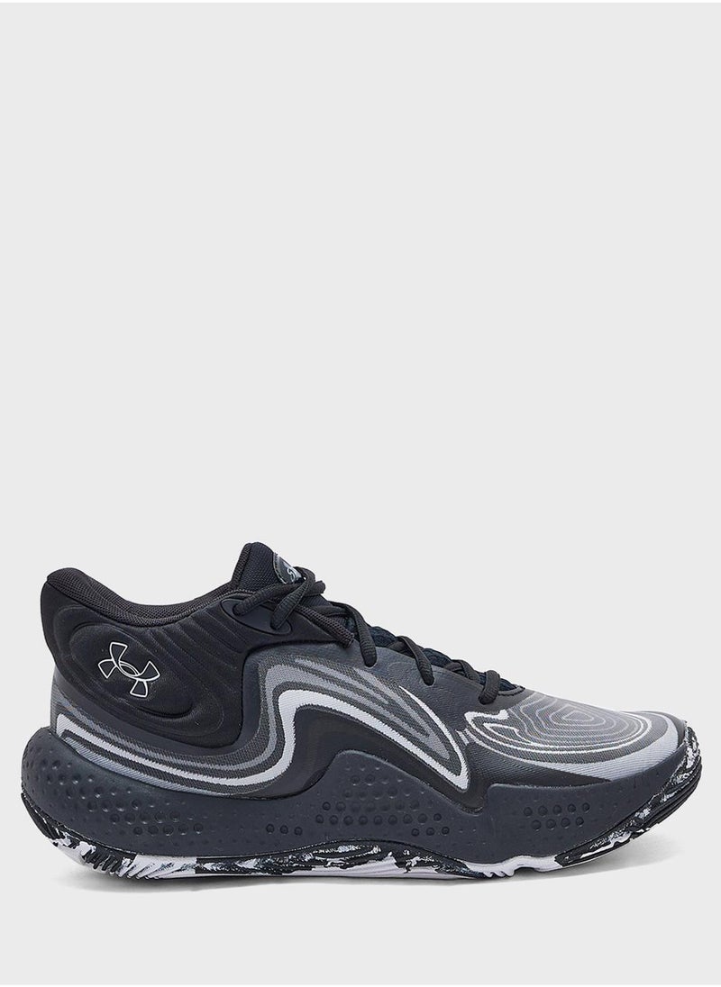 UNDER ARMOUR Unisex Spawn 6 Mid Top Sneakers  - Image 1