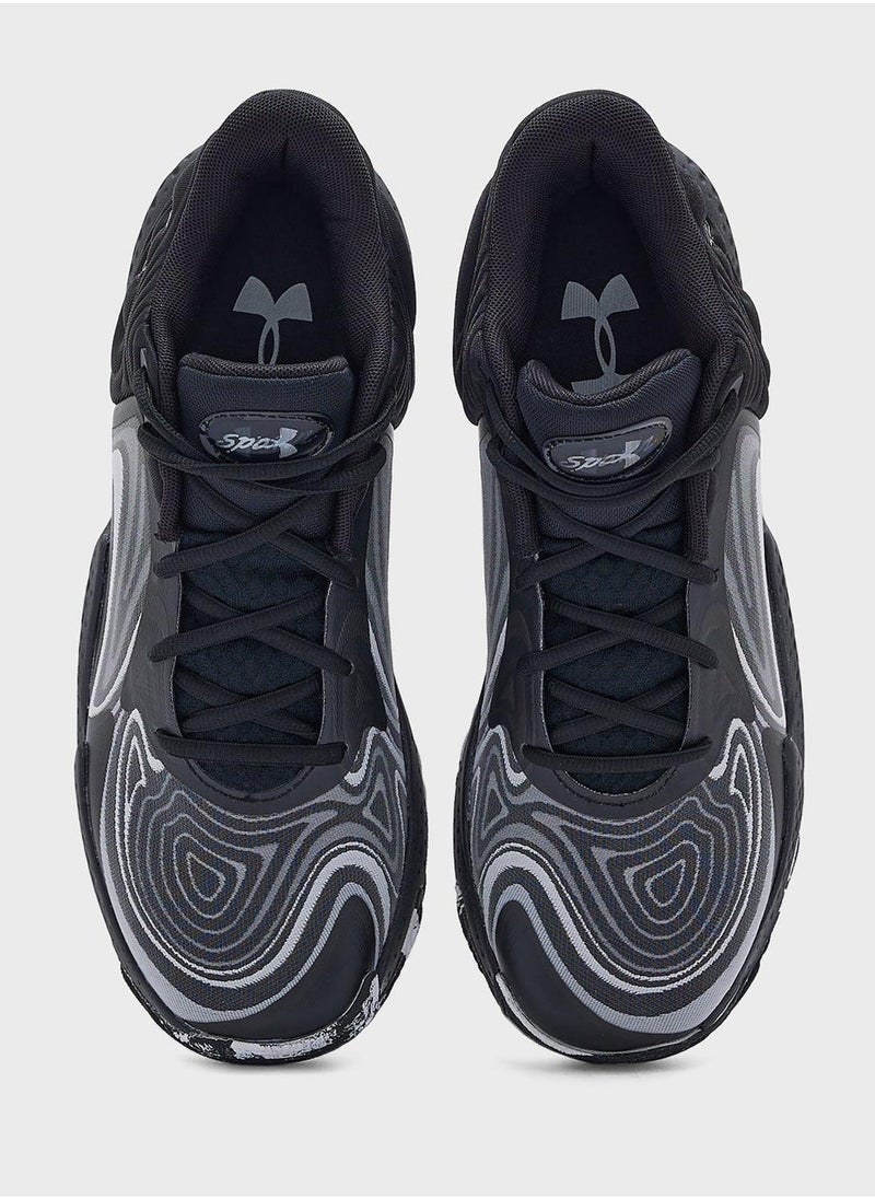 UNDER ARMOUR Unisex Spawn 6 Mid Top Sneakers  - Image 4