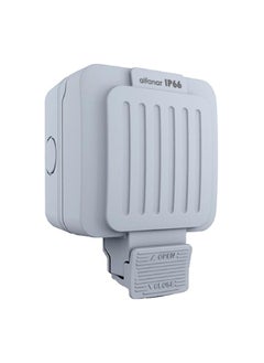 AL FANAR Hassel Free Installation 13A Weatherproof Switch Socket Grey WN115N12 