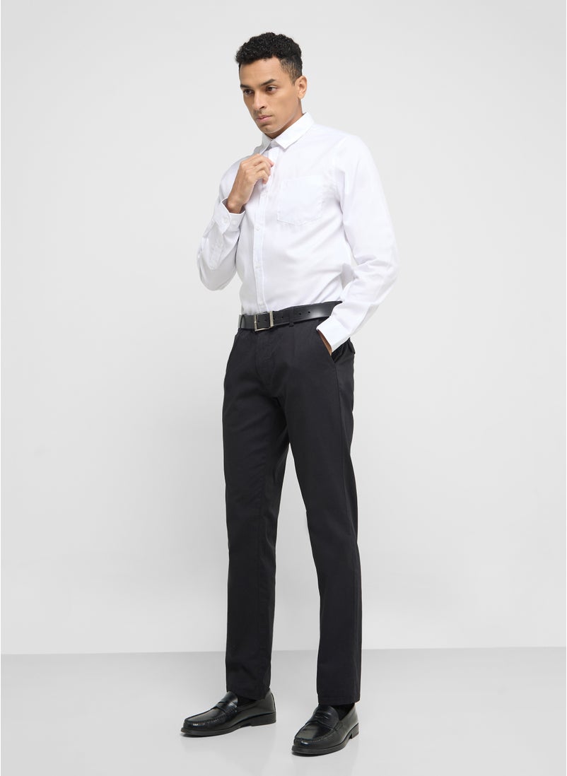 Robert Wood Long Sleeve Shirt   Single Pocket  - Image 4