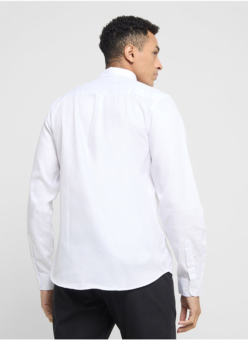 Robert Wood Long Sleeve Shirt   Single Pocket  - Image 2