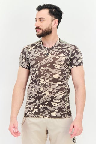 Men Tight Fit Short Sleeve Camouflage Training T-Shirt, Multicolor - pzsku/Z07C7D25373460D57B5E0Z/45/1747056876/e9b306ef-e68d-4e12-84d7-6fa6f39ffe0b