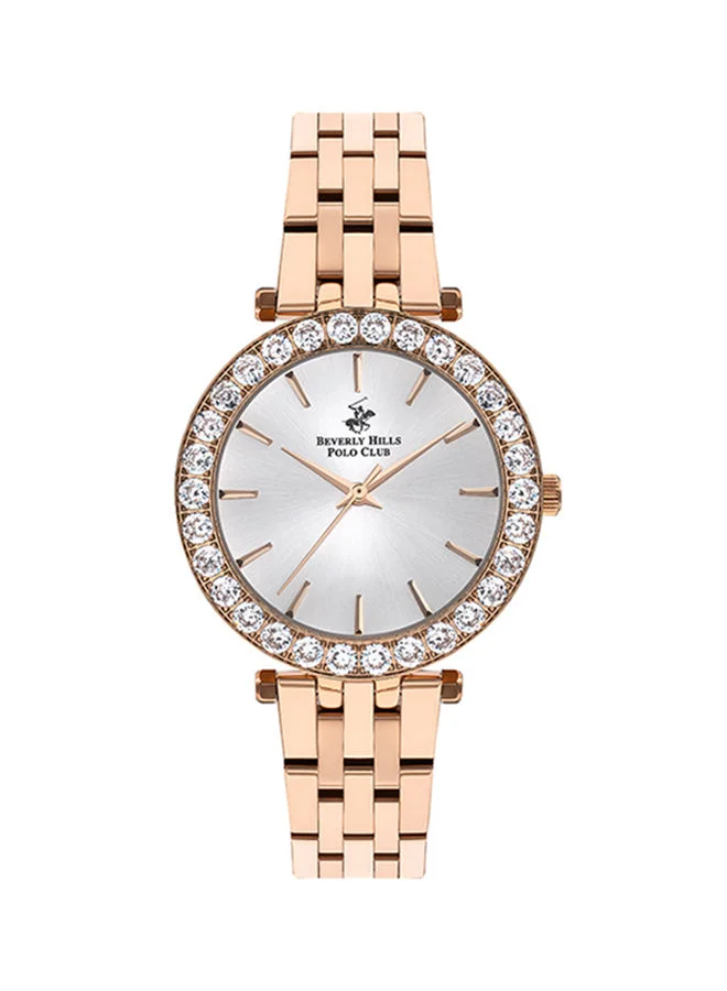 BEVERLY HILLS POLO CLUB Women's Analog Silver Dial Watch - BP3340C.430