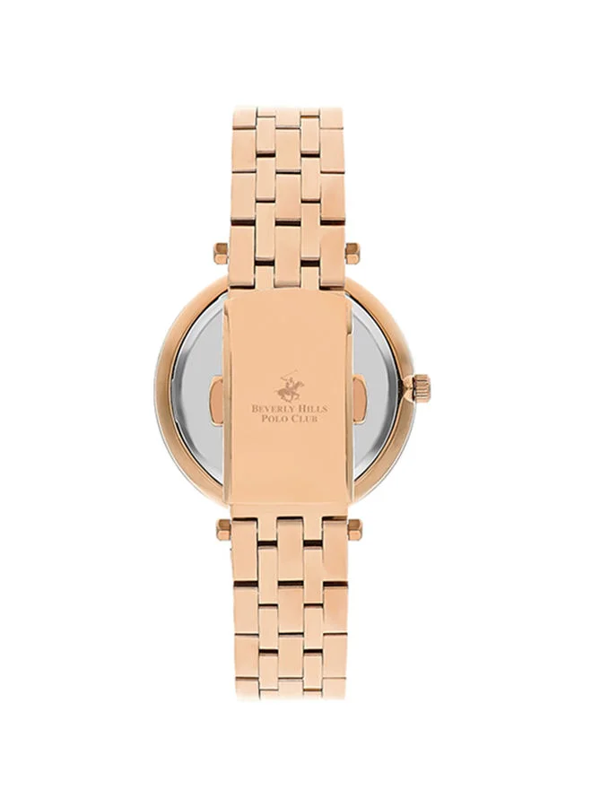 BEVERLY HILLS POLO CLUB Women's Analog Silver Dial Watch - BP3340C.430