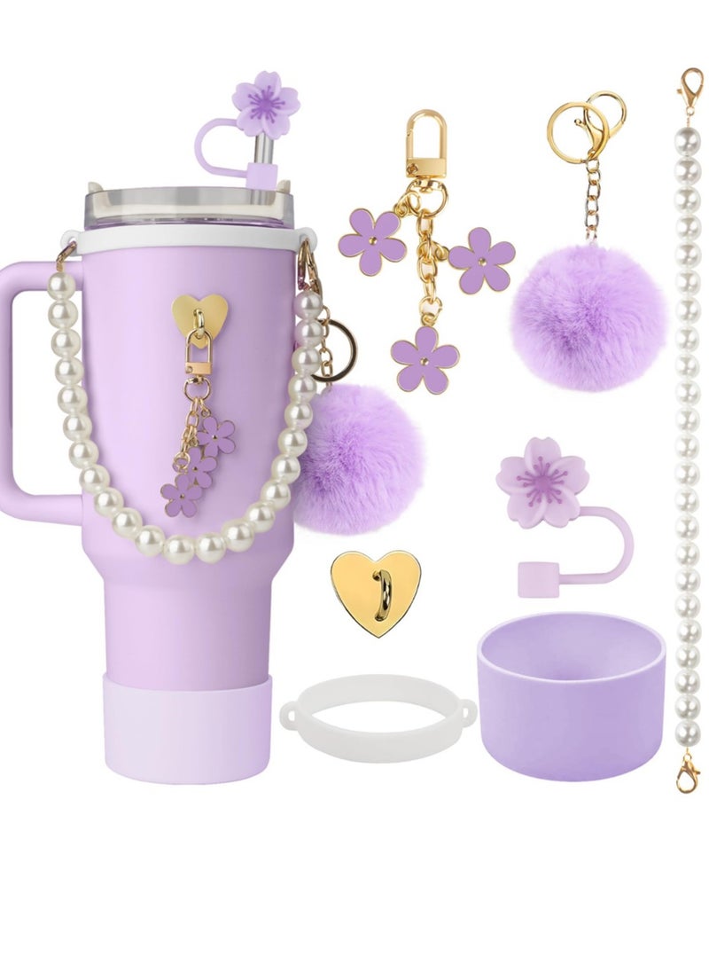 7Pcs Stanley Cup Accessories Set, Stanley Accessories 40 oz, Accesorios Stanley with Food-Grade Stanley Straw Cover, Stanley Tumbler Accessories Beautify Your Cup, Unique Gifts for Women,Purple - pzsku/Z07C7E6DC42E1AABECF22Z/45/_/1732008198/5b3b63c4-a5bc-4afb-9582-ee3eb809a4c8