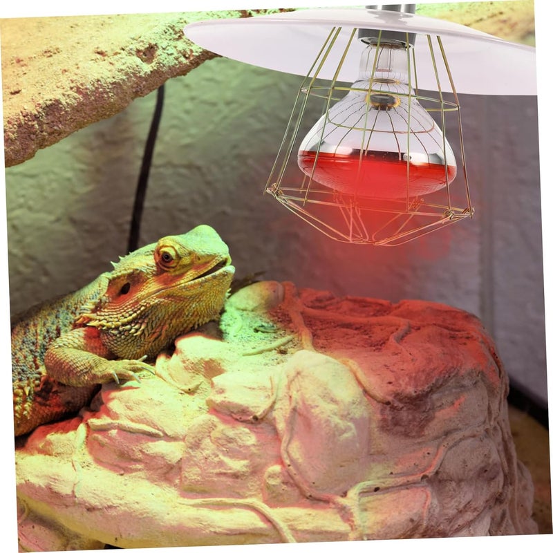 Uonlytech 1pc Livestock Warming Light Kit Heating Lamp for Pets Reptiles Cage Light Shade Easy to Install Operate for Comfort Cold Weather - Image 5