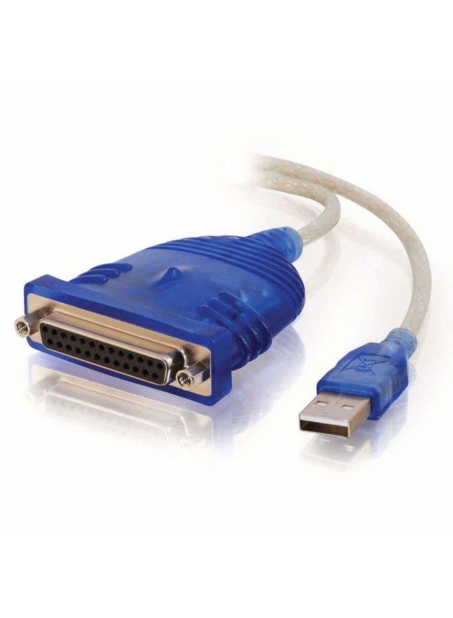 C2G /Cables to Go 16899 USB To DB25 Parallel Printer Adapter Cable, 182.8 cm - Image 1
