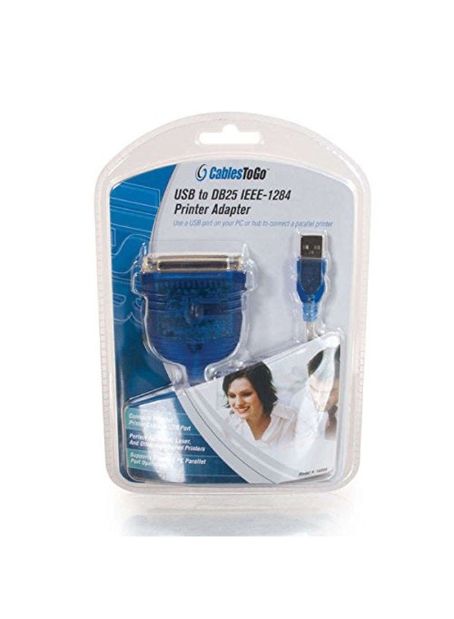 C2G /Cables to Go 16899 USB To DB25 Parallel Printer Adapter Cable, 182.8 cm - Image 4