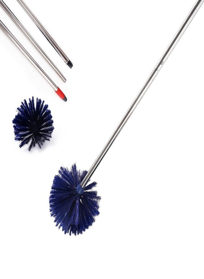 MEIBEI Cobweb Duster, MEIBEI Removable and Washable Ceiling Fan Duster with Long Handle-72.1", Non-Scratch Bristles Cobweb Brush for Cleaning High Ceiling, Book Shelve, Curtain Rod - Image 1