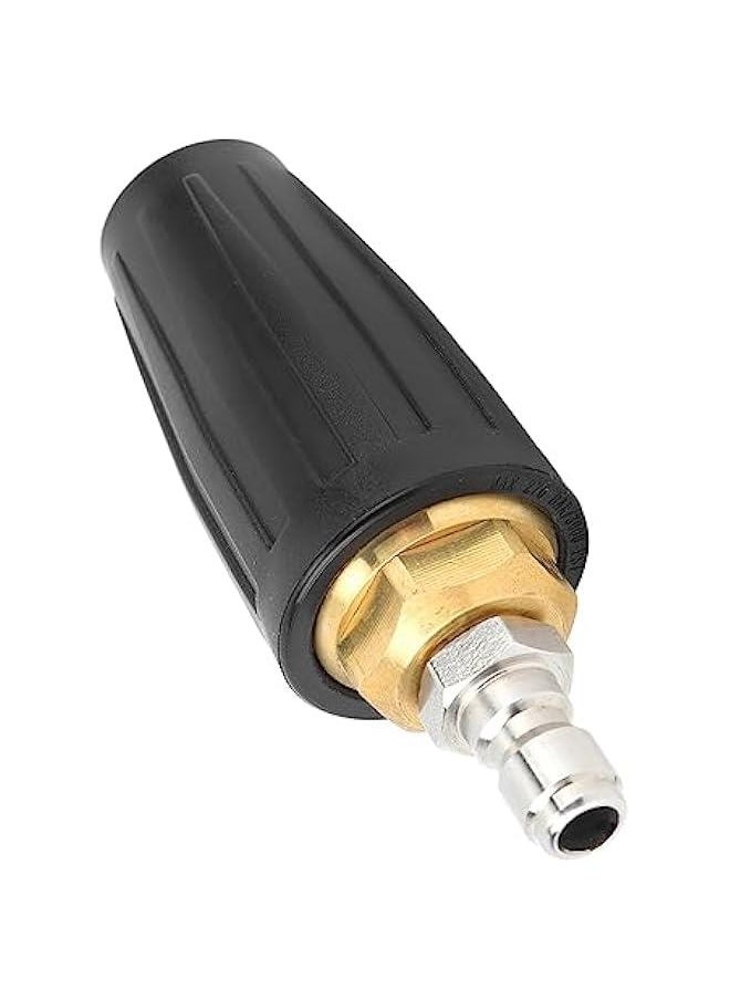 Pressure Washer Turbo Nozzle 4000 PSI, 360° Rotating Spray Tips for Washer with 1/4in Quick Connector