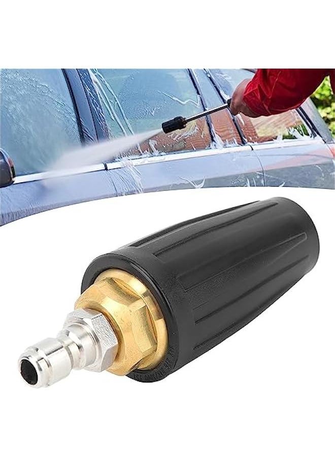 Pressure Washer Turbo Nozzle 4000 PSI, 360° Rotating Spray Tips for Washer with 1/4in Quick Connector