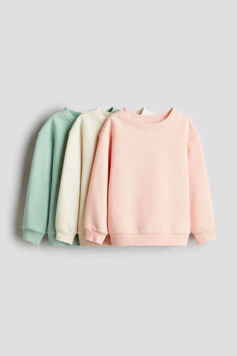 H&M 3-pack sweatshirts