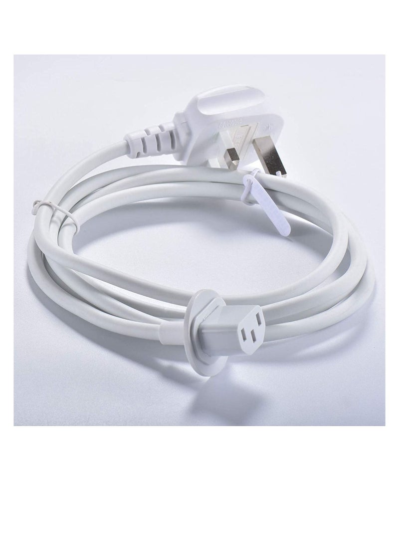 Replacement UK Plug Power Cord Compatible for iMac 17" 20" 21.5" 24" 27" G5 A1224 A1225 A1311 A1312 A1418 A1419 Power Cable  - Image 1
