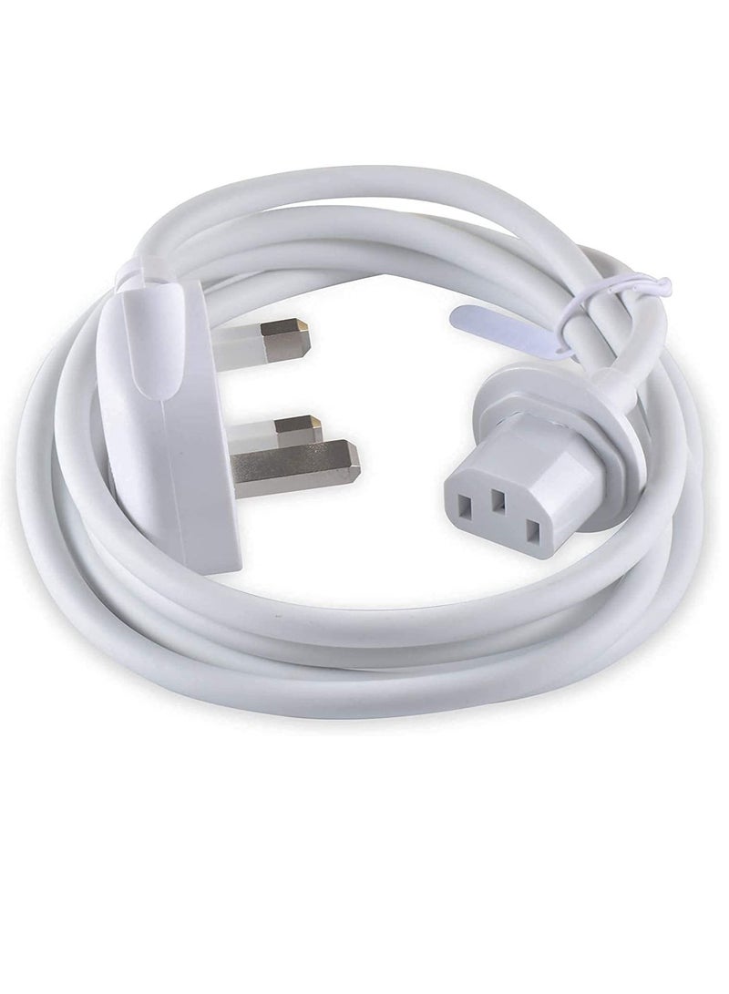 Replacement UK Plug Power Cord Compatible for iMac 17" 20" 21.5" 24" 27" G5 A1224 A1225 A1311 A1312 A1418 A1419 Power Cable  - Image 2