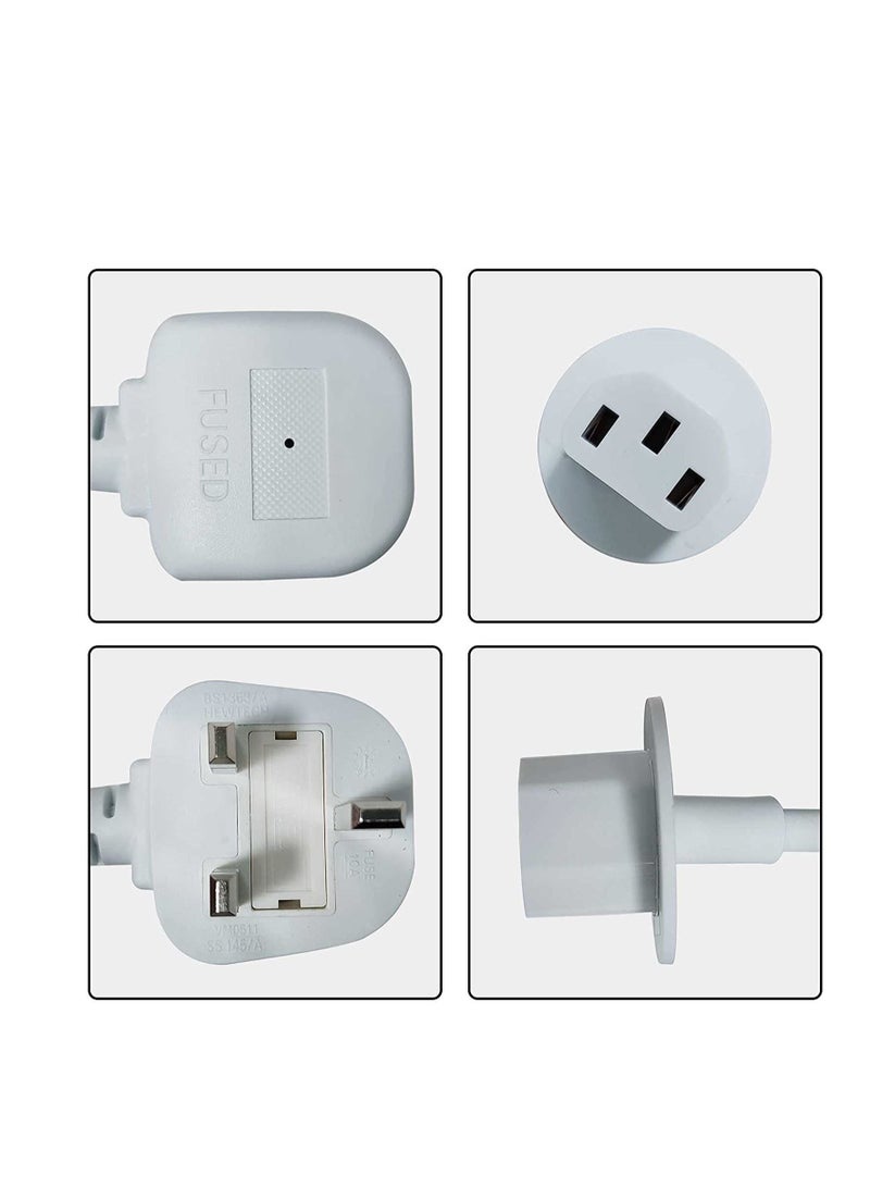 Replacement UK Plug Power Cord Compatible for iMac 17" 20" 21.5" 24" 27" G5 A1224 A1225 A1311 A1312 A1418 A1419 Power Cable  - Image 5