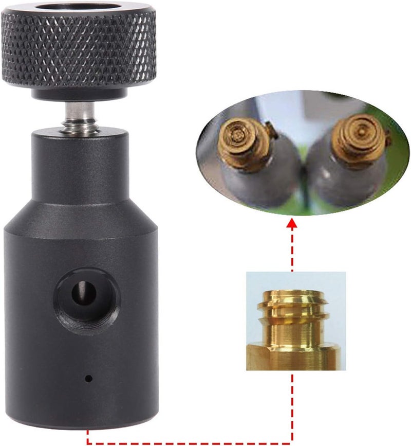 klarako Adapter CO2 Carbonator CO2 Carbonator Cylinder Tank On Off Refill Adapter for Sodastream CO2 Refill Adapter Connector for Home Machine - Image 2