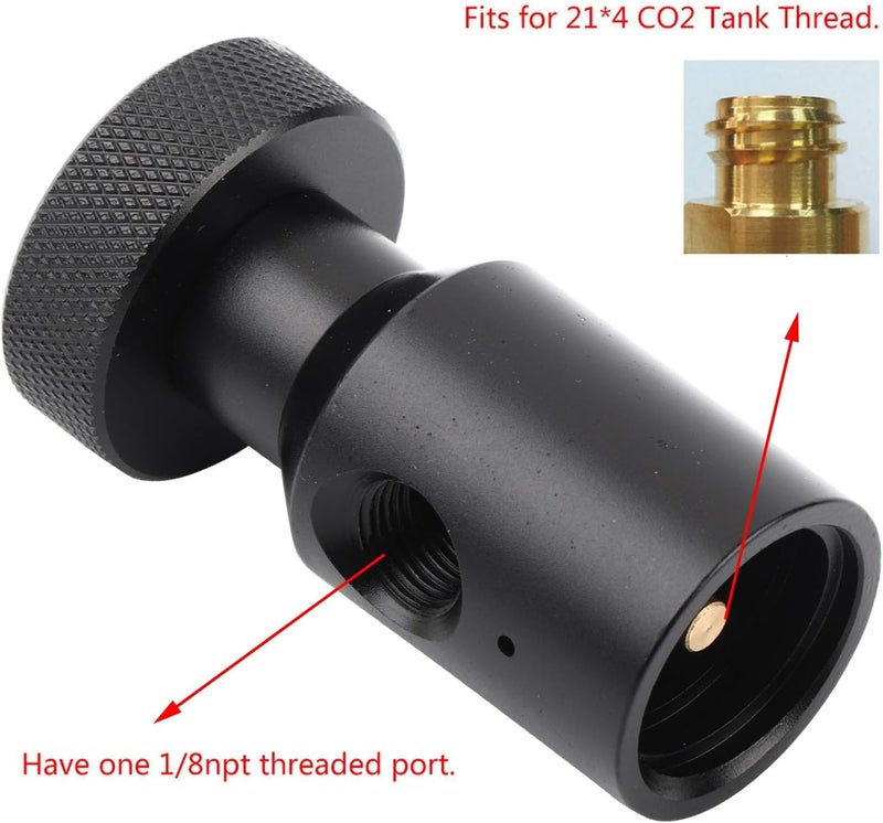 klarako Adapter CO2 Carbonator CO2 Carbonator Cylinder Tank On Off Refill Adapter for Sodastream CO2 Refill Adapter Connector for Home Machine - Image 4