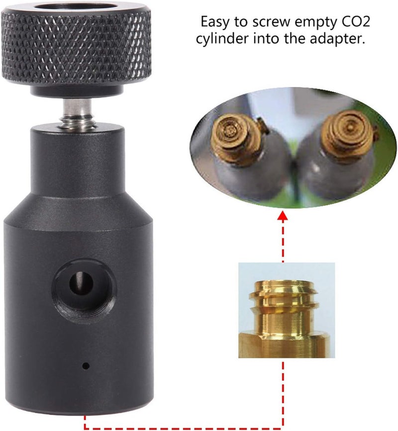 klarako Adapter CO2 Carbonator CO2 Carbonator Cylinder Tank On Off Refill Adapter for Sodastream CO2 Refill Adapter Connector for Home Machine - Image 3