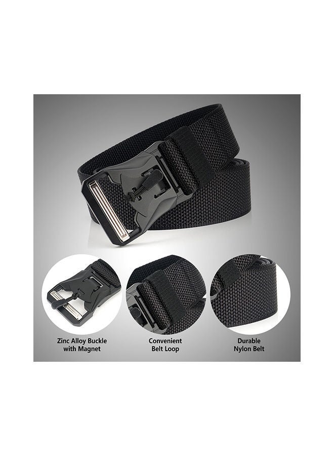 NIBEMINENT Adjustable Webbing Belts with Quick Release Magnetic Buckle 26x9centimeter - Image 2