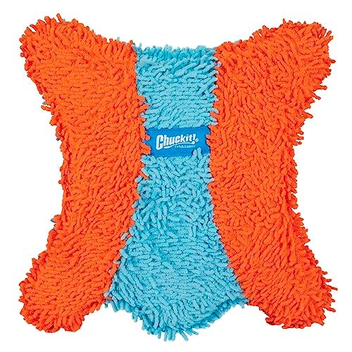 Chuckit! Indoor Fetch Squirrel Toy for Dogs - Interactive Dog Toys for Boredom, Orange and Blue - Image 3