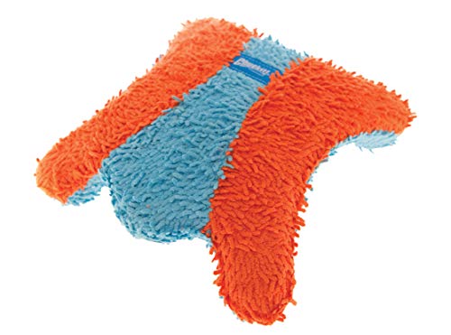 Chuckit! Indoor Fetch Squirrel Toy for Dogs - Interactive Dog Toys for Boredom, Orange and Blue - Image 2