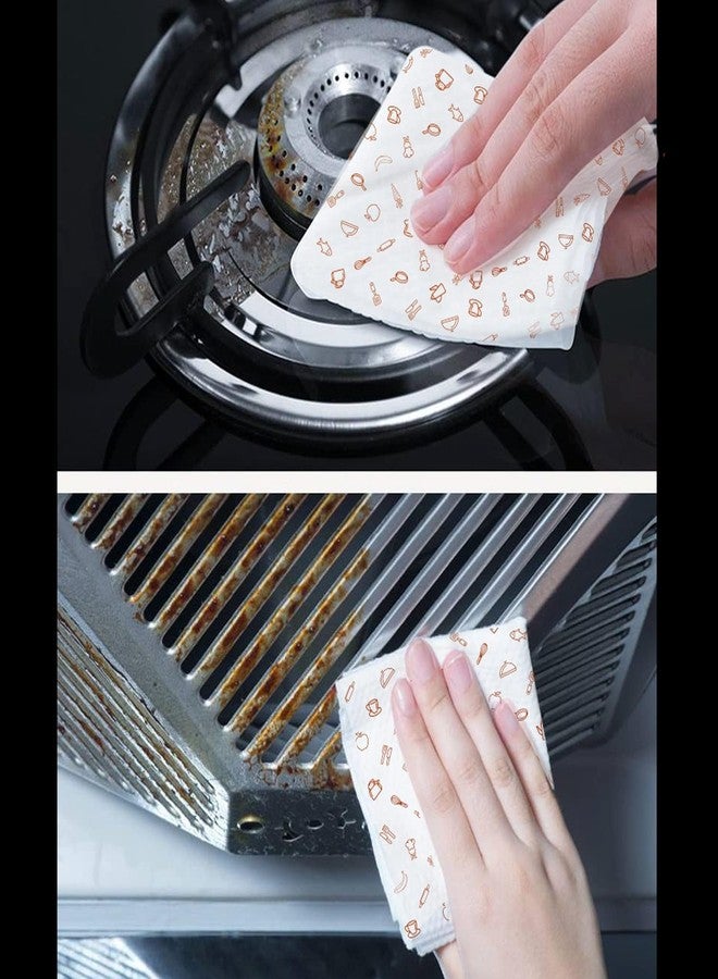 ماسكنغ مناديل مطبخ غير منسوجة من ماسكنج، قابلة لإعادة الاستخدام والغسل، متعددة الأغراض، للتنظيف الجاف، 150 منديل بألوان متعددة: أرجواني، وردي، وبرتقالي، 50 منديل من كل لون (عبوة من 3 قطع). - Image 4