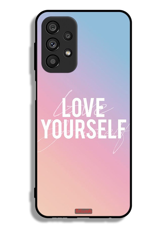 Tolwak Samsung Galaxy A23 5G Protective Case Cover Love Yourself - Image 1