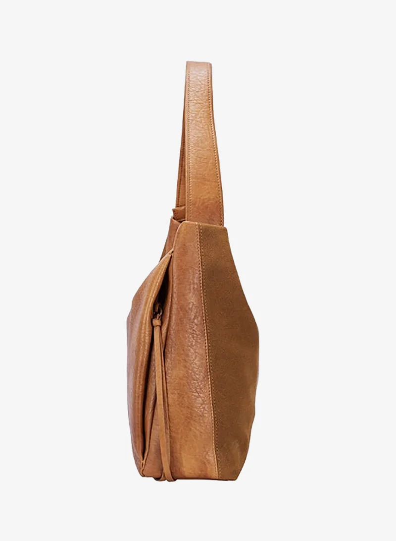 David Jones Pumpkin Spice David Jones women leather hobo style bag with slouchy shoulder- soft Pu Durable Daily casual purse in model Cm7683- Medium Size soft structure PU bag for women for Women | Best Price UAE