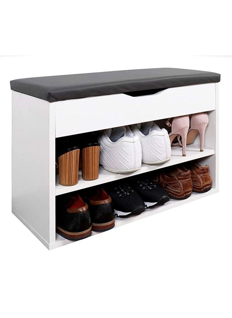 MODERN HOME Shoe Storage racks with seating and storage area  - Image 1
