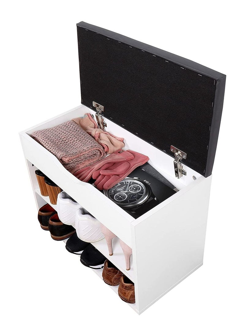MODERN HOME Shoe Storage racks with seating and storage area  - Image 2