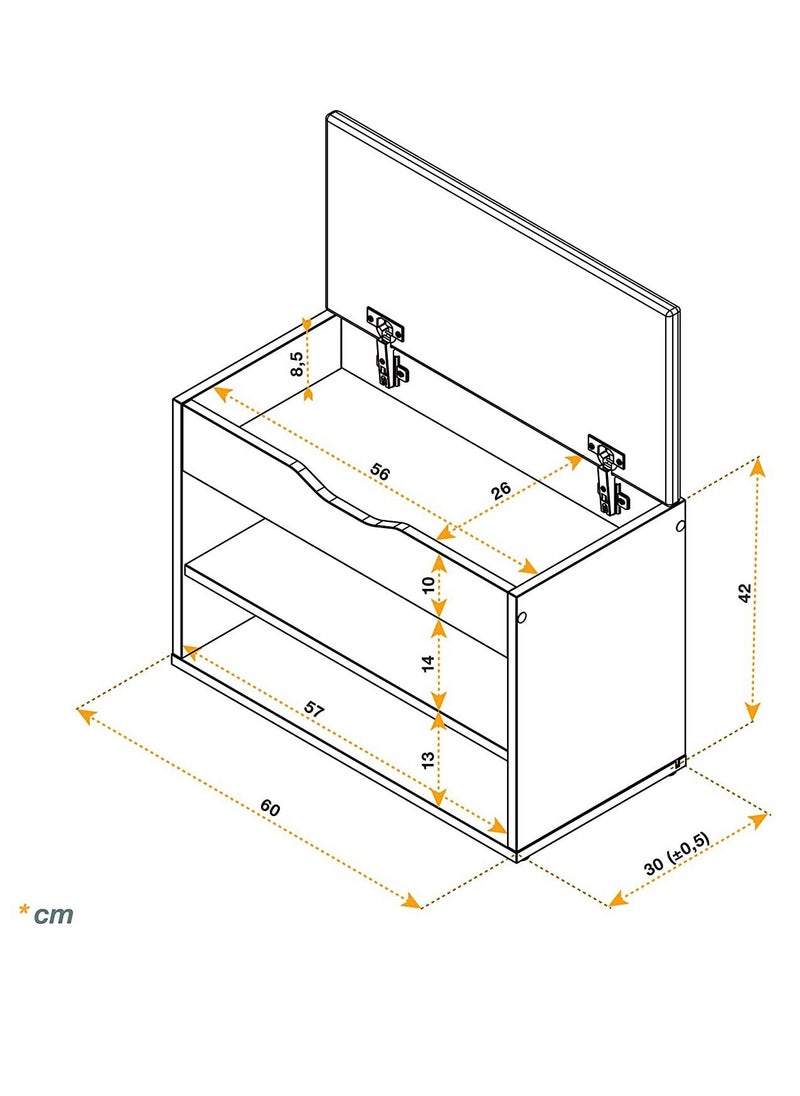 MODERN HOME Shoe Storage racks with seating and storage area  - Image 5