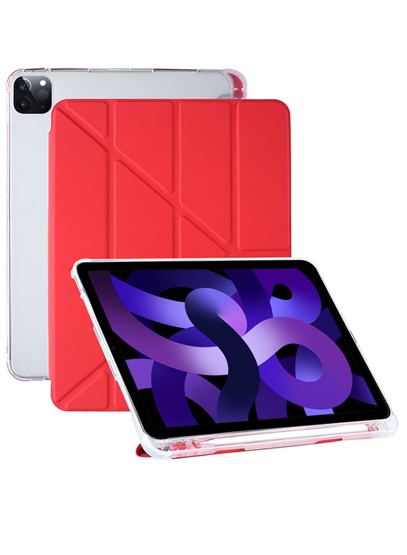 روك بو آي باد برو 11 " حماية القضية 2022 / 2012 / 2020 / 2018 ، مع حامل القلم [ دعم الجيل الثاني من شحن قلم رصاص ] حماية القضية ، مع التلقائي النوم / الاستيقاظ وشفافة بجد مرة أخرى ، تنطبق على آي باد برو 11