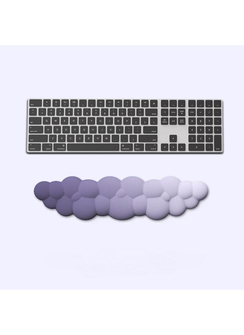 Generic 3-Piece Office Keyboard Cloud Wrist Rest And High Density Memory Silicone Non Slip Base Mouse Pad  - Image 3