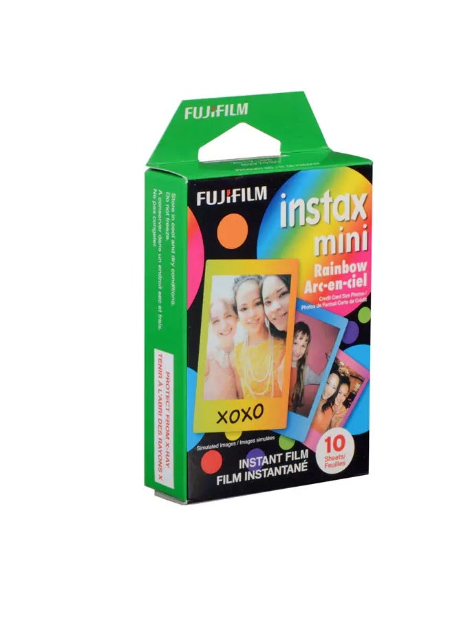 إنستاكس FUJIFILM Instax mini Rainbow Film {10 Exposures} - Image 1