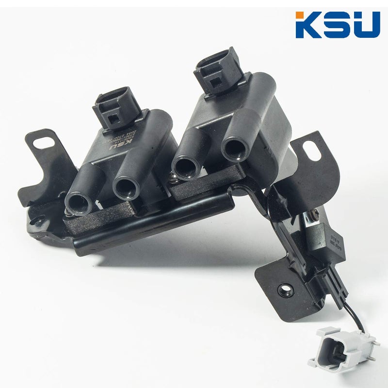 KSU حزمة ملف الإشعال KSU متوافقة مع هيونداي أكسنت 1.6L L4 2001 2002 2003 2004 2005 تستبدل 27301-26600، 2730126600، GN10413 48923 96486 UF424 5C1386 2736626600 2436626602 - Image 4